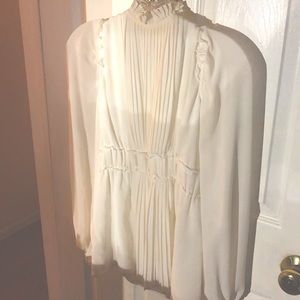 Brand New White Max studio Blouse